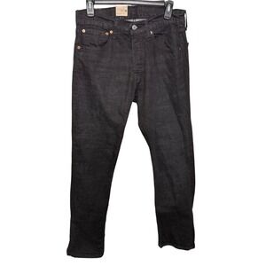 Levi's Black 501 Jeans Mens 31x30 Button Fly Straight Leg NEW